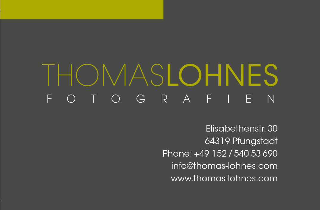 Visitenkarte Thomas Lohnes